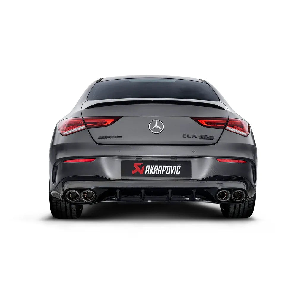 Akrapovic 2024+ Mercedes-AMG CLA 45 / CLA 45 S (C118/x118) Evo Line Cat Back (Titanium) w/ CF Tips