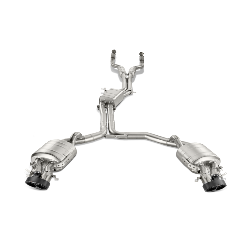 Akrapovic 14-17 Audi RS7 Sportback (C7) Evolution Line Cat Back (Titanium) w/ Carbon Tips