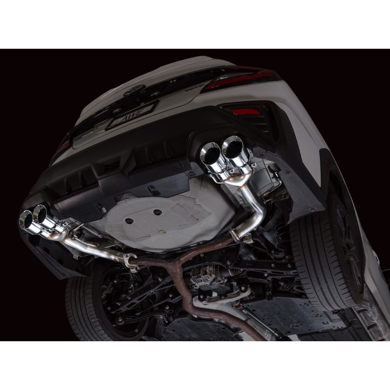 AWE Tuning 22-25 Subaru VB WRX Track Edition Axleback Exhaust - Chrome Silver Tips
