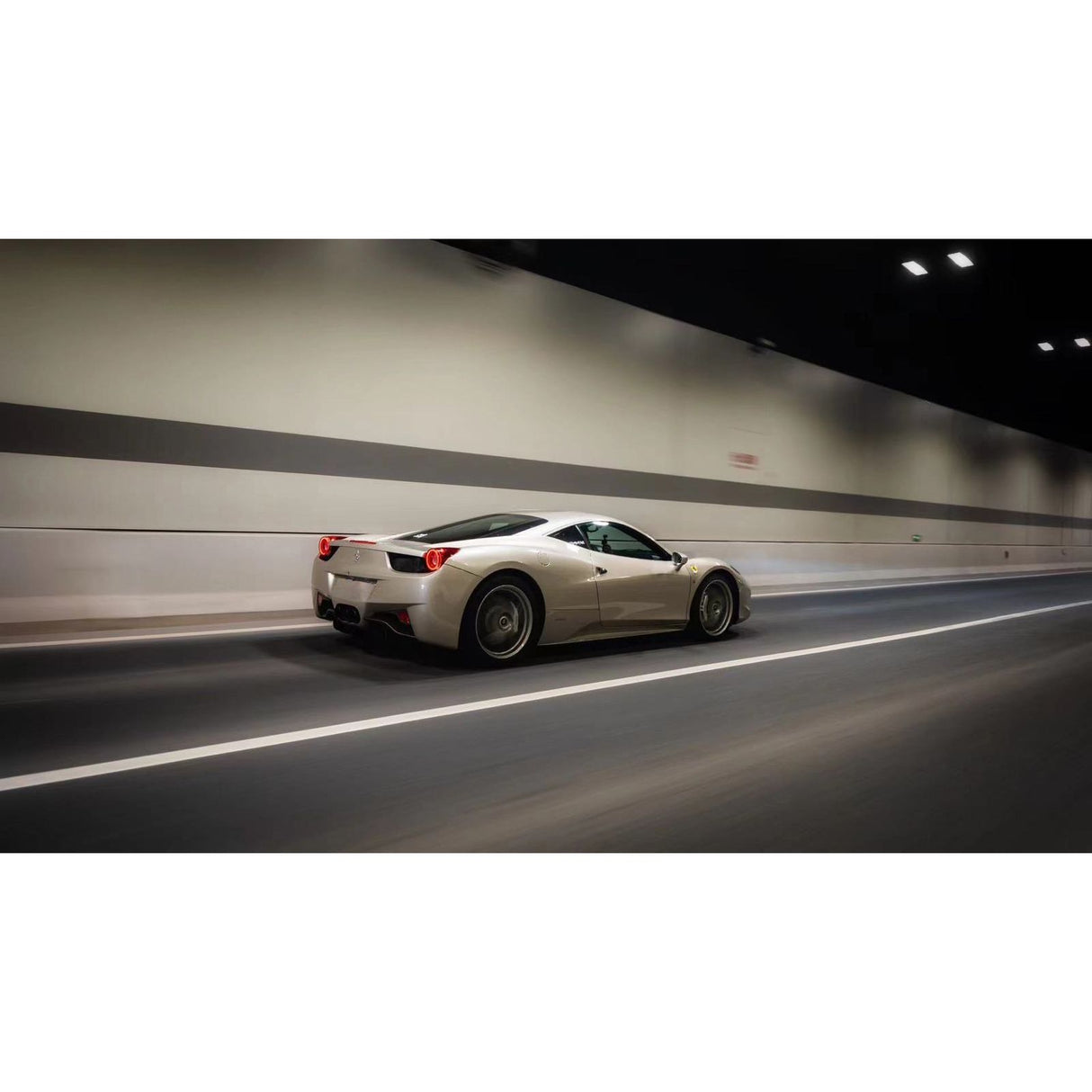 10-15 Ferrari 458 NOVA-Series Prismatic LED Tail Lights - Smoke | AlphaRex