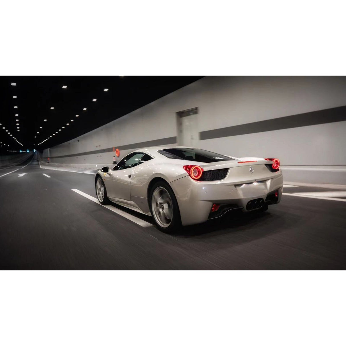 10-15 Ferrari 458 NOVA-Series Prismatic LED Tail Lights - Smoke | AlphaRex