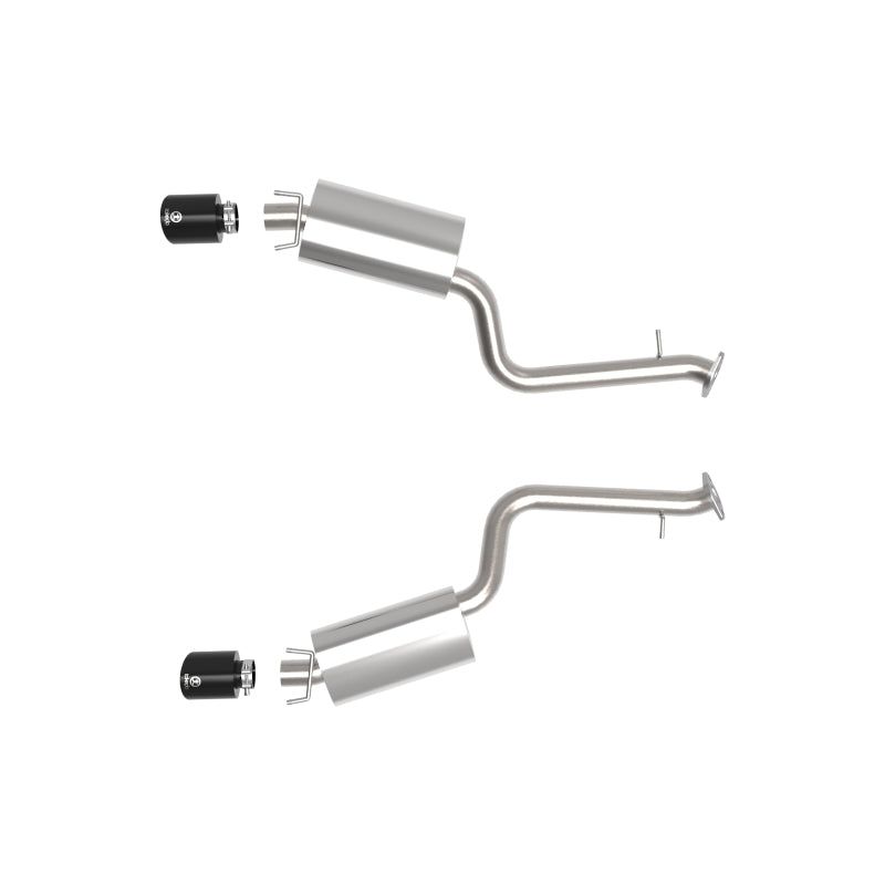 aFe Takeda 14-22 Lexus IS350 V6 2.5in. 304 Stainless Steel Axle-Back Exhaust System w/ Black Tip