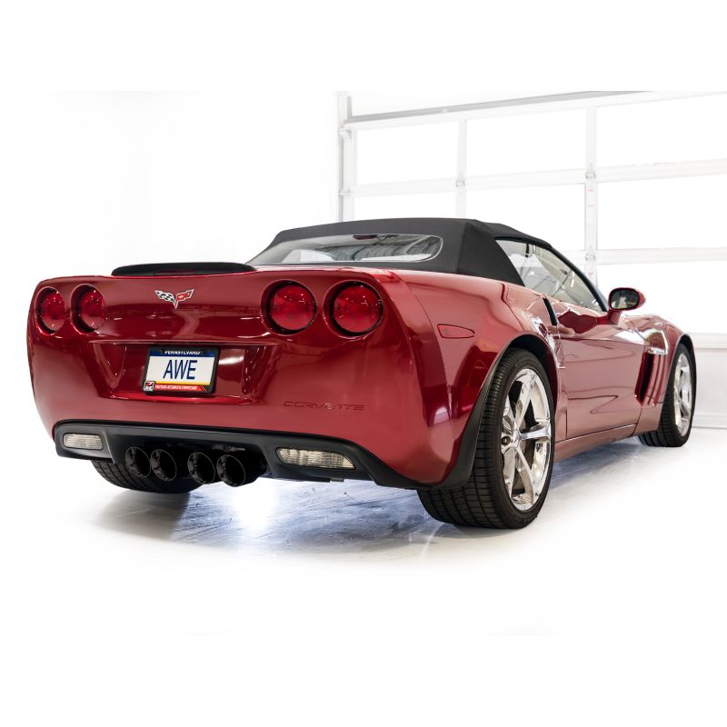 AWE Tuning 09-13 Chevrolet Corvette 6.2L Touring Edition Axle-back Exhaust w/ Diamond Black Tips