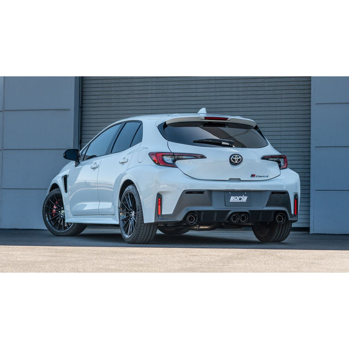 Borla 2023-2024 Toyota GR Corolla ATAK Cat Back System - Carbon Fiber & Black Anodized