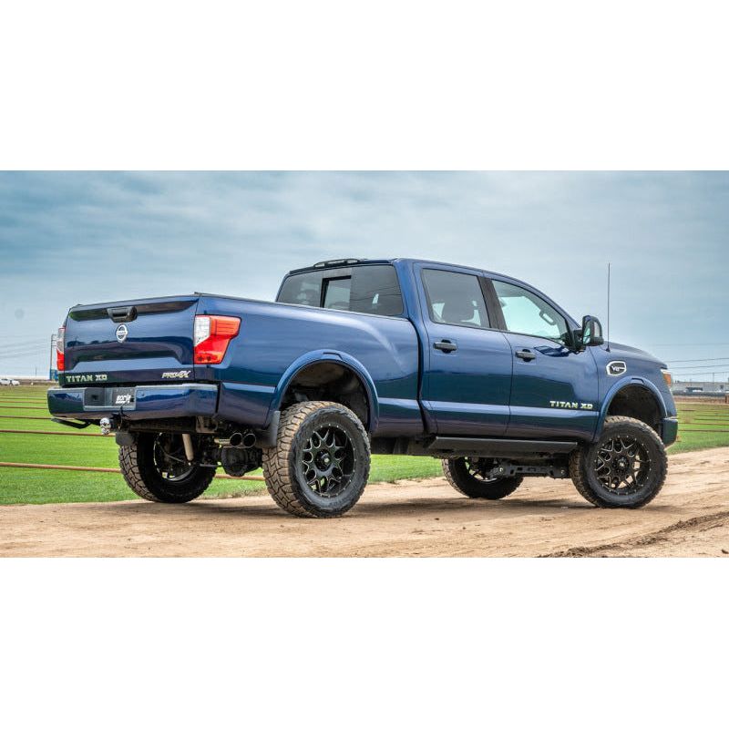 Borla 16-24 Nissan Titan XD S-Type Cat Back Exhaust - Black Chrome