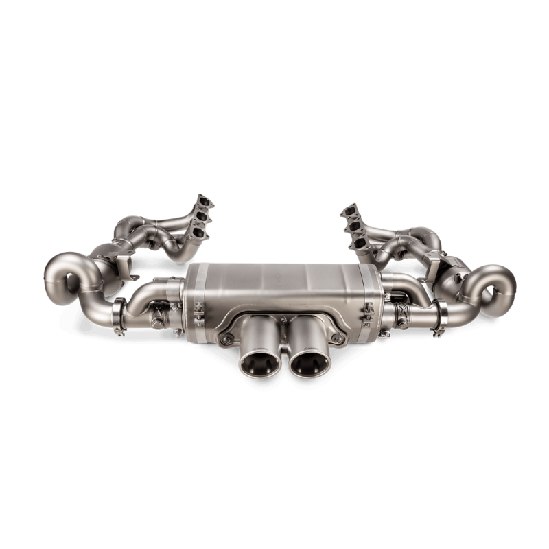 Akrapovic 21-22 Porsche 911 GT3/GT3 RS (992) Slip-On Race Line (Titanium) w/Titanium Tips