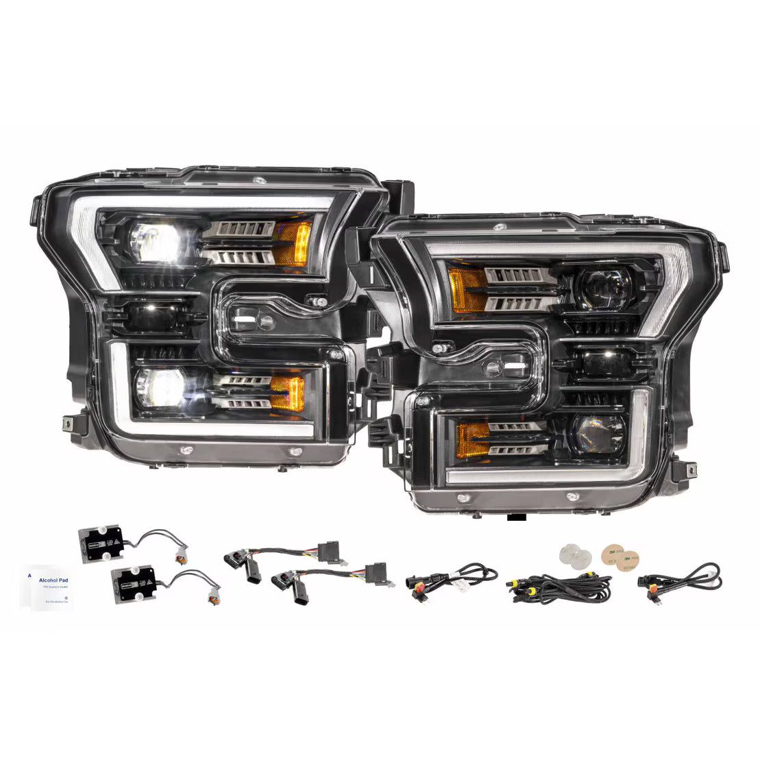 Morimoto - XB Evo Hybrid Headlights: 15-17 Ford F-150 / 17-20 Raptor (Set)