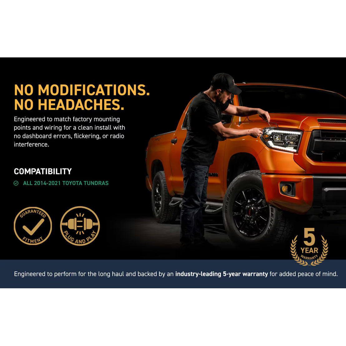 2014-2021 Toyota Tundra - Morimoto XB Evo LED Headlights