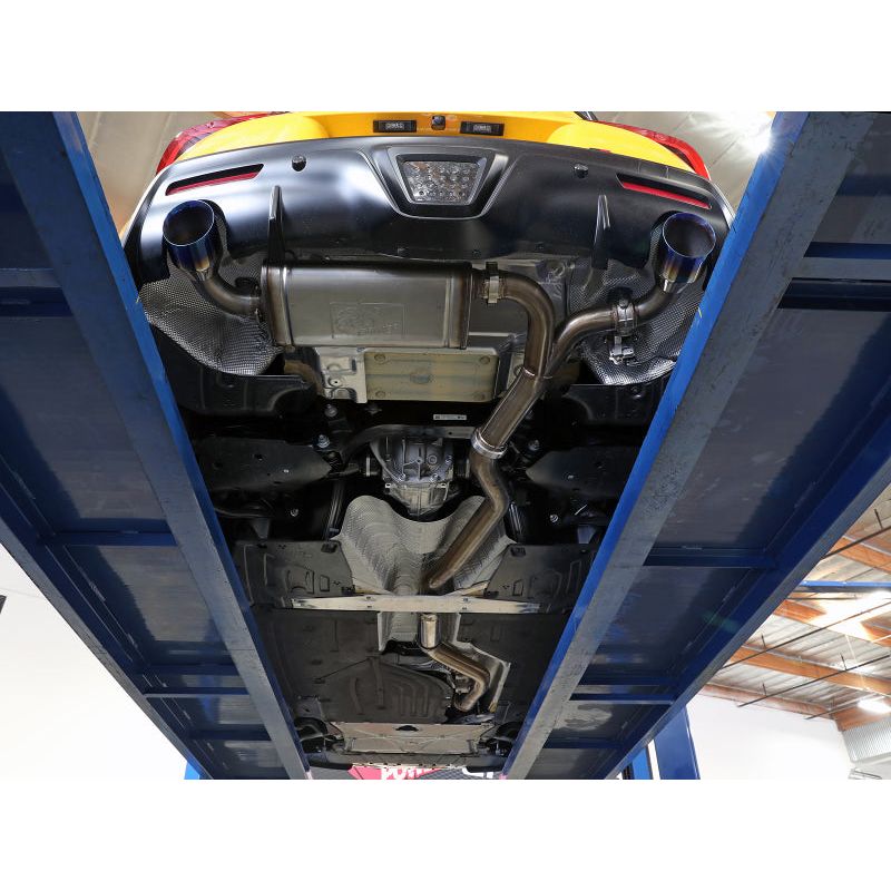 aFe POWER Takeda 2021 Toyota Supra 2.0L (t) 2.5in-3in 304 SS CB Exhaust w/ Carbon Tips