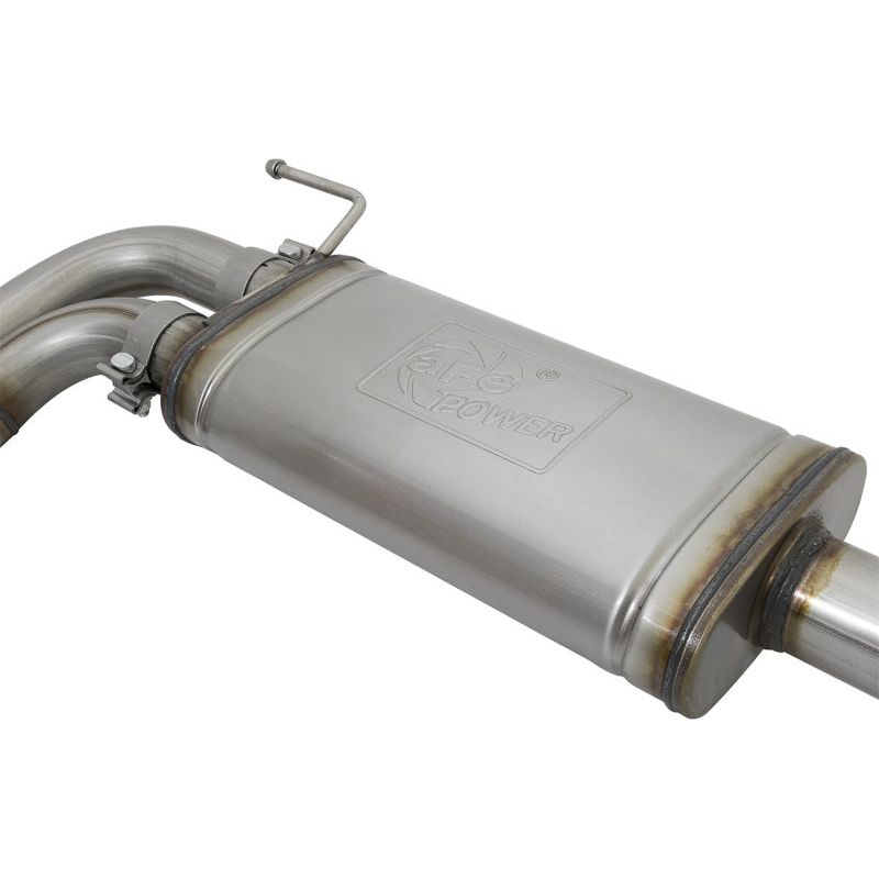 aFe Rebel Exhausts Cat-Back SS 16 Toyota Tacoma V6-3.5L w/ Black Tips