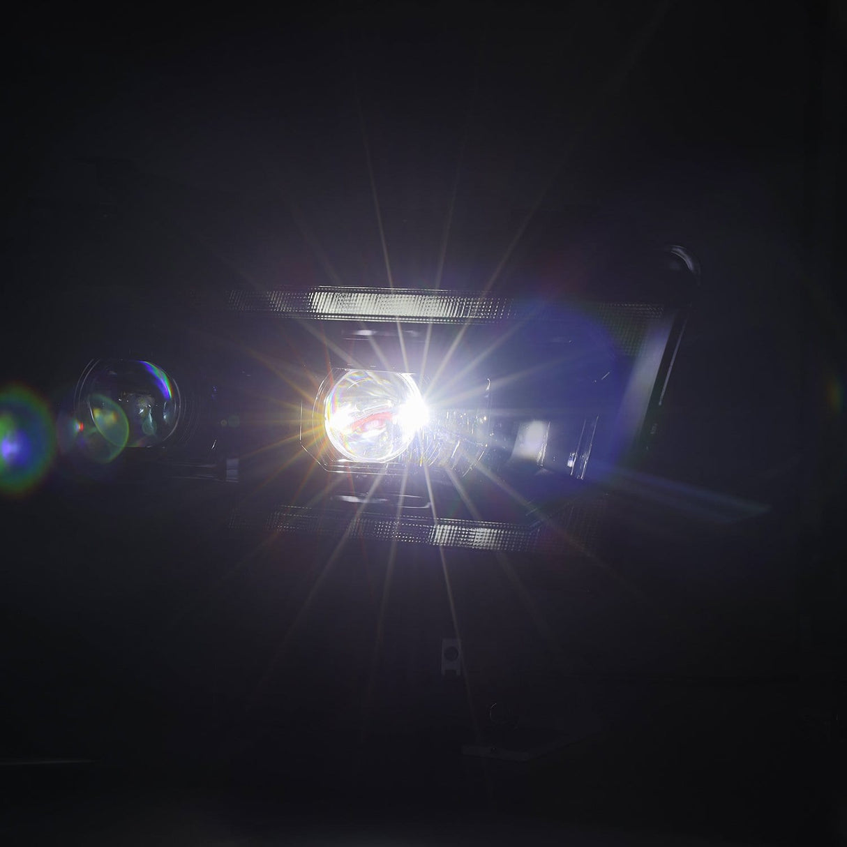 19-24 Ram 2500/3500/4500/5500 LUXX-Series LED Projector Headlights Alpha-Black | AlphaRex