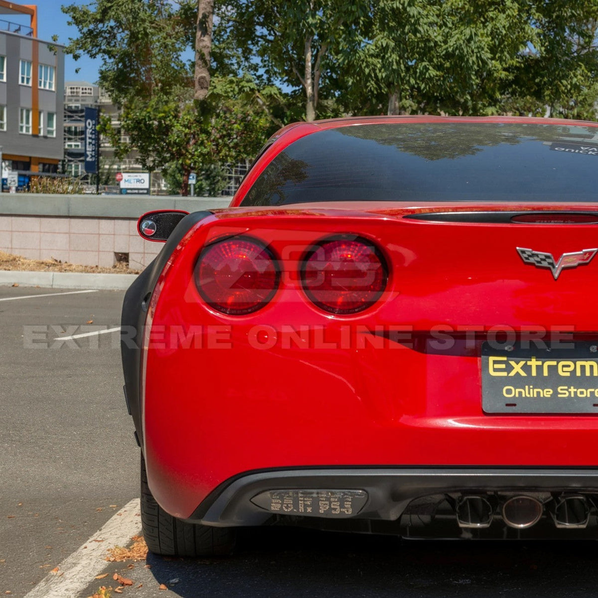 Chevrolet Corvette C6 ZR1 Widebody Conversion Rear Side Fenders