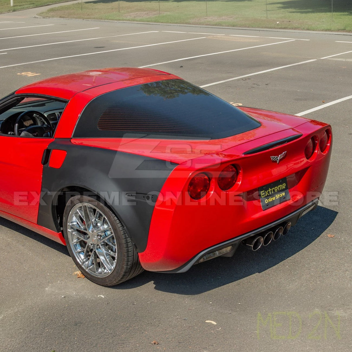 Chevrolet Corvette C6 ZR1 Widebody Conversion Rear Side Fenders