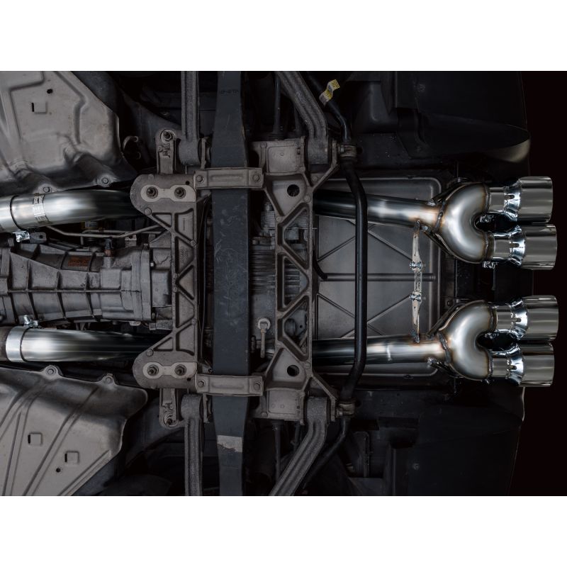 AWE Tuning C6 Chevrolet Corvette Z06/ZR1 Track Edition Axle-back Exhaust w/ Chrome Silver Tips