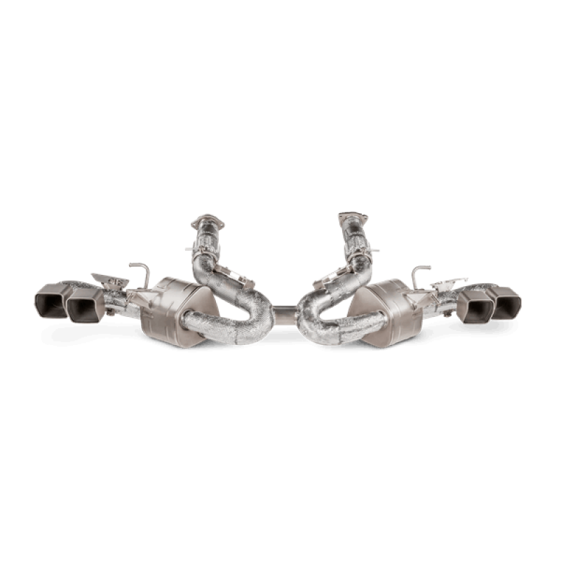 Akrapovic 2020+ Chevrolet Corvette C8 Slip-On Line (Titanium)