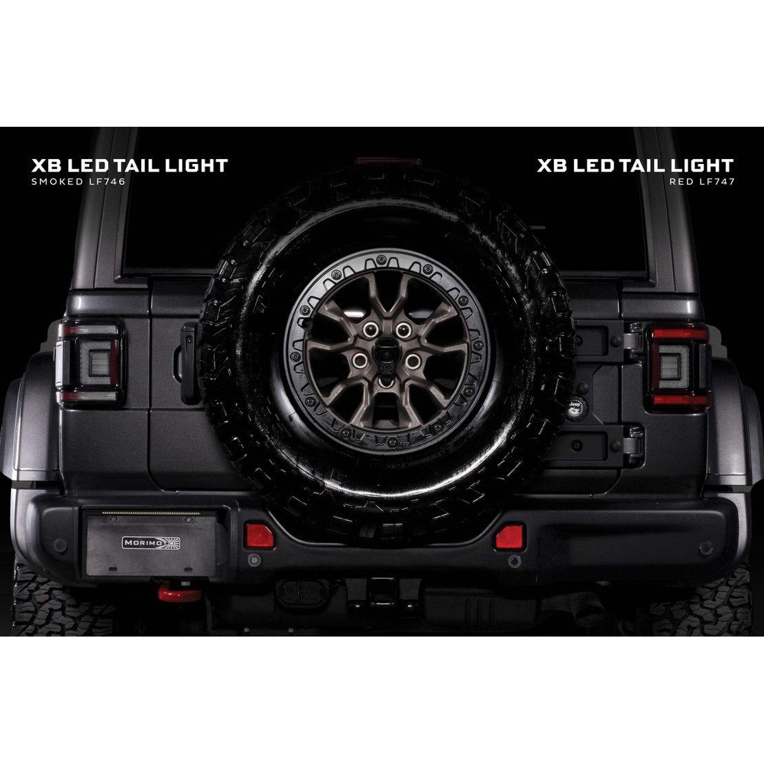 2018-2025 JL Jeep Wrangler Morimoto XB LED Low Profile Tail Light