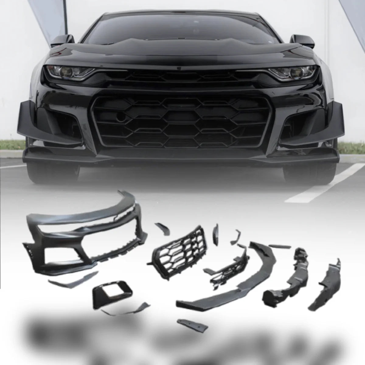 2016-2024 Chevrolet Camaro - ZL1 1LE Style Front Bumper