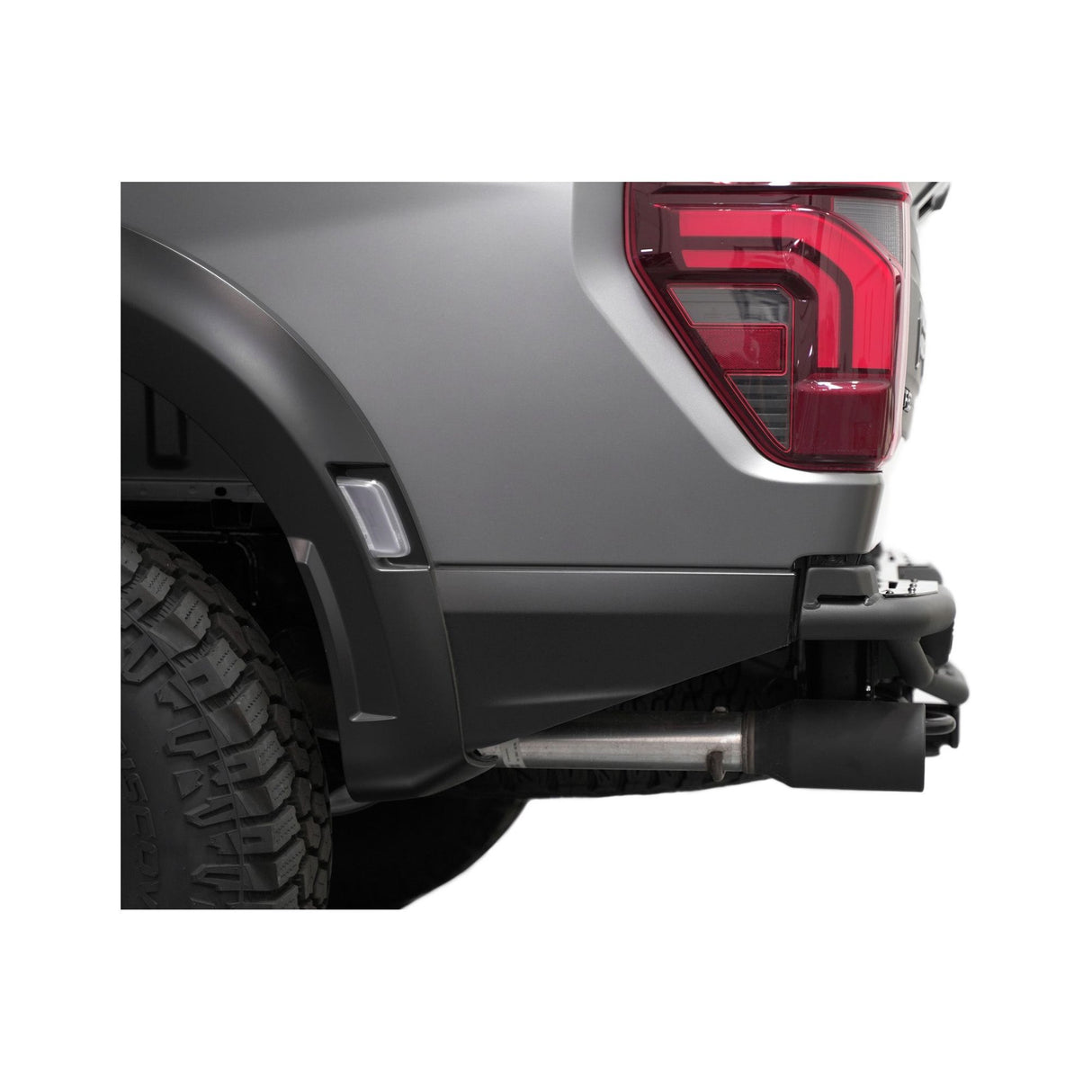 Side Profile Race Series Dovetail Rear Bumper for the 2021-2024 Ford F-150 Raptor