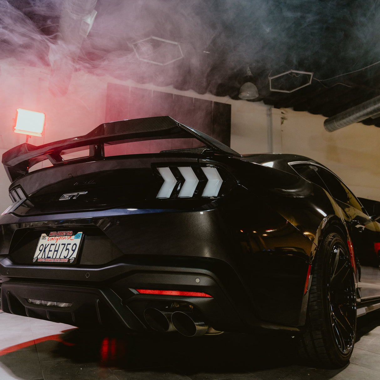 2024+ Ford Mustang S650 Euro Style Taillights Amber Turn Signal Sequential