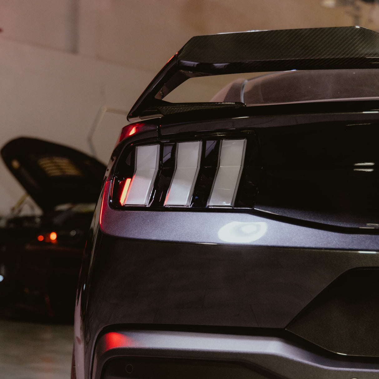 2024+ Ford Mustang S650 Euro Style Taillights Amber Turn Signal Sequential