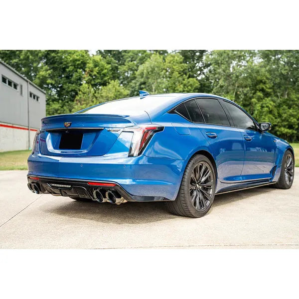 Corsa - Xtreme Valved / 3.0 in Cat-Back 4.5 in Slash Tips | 2022+ Cadillac CT5-V Blackwing