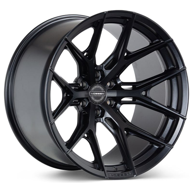 Vossen HF6-4 22x10 / 6x139.7 / ET-18 / Super Deep Face / 106.1 - Satin Black Wheel