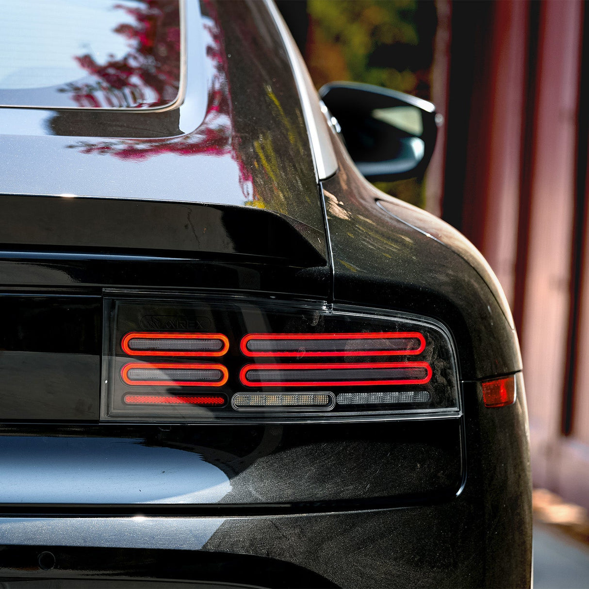 23-25 Nissan Z Quad-Loop Style NOVA-Series Prismatic LED Tail Lights Alpha-Black | AlphaRex