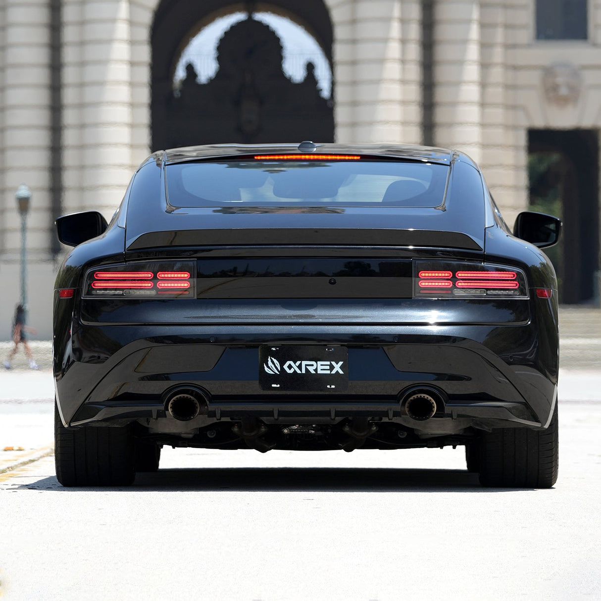 23-25 Nissan Z Quad-Loop Style NOVA-Series Prismatic LED Tail Lights Alpha-Black | AlphaRex