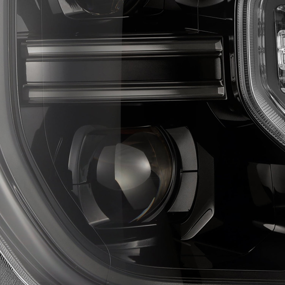 24-26 Ford Ranger / Ranger Raptor LUXX-Series LED Projector Headlights Alpha-Black | AlphaRex