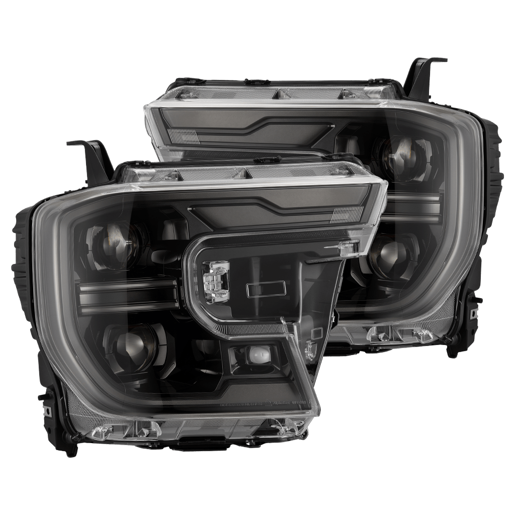 24-26 Ford Ranger / Ranger Raptor LUXX-Series LED Projector Headlights Alpha-Black | AlphaRex