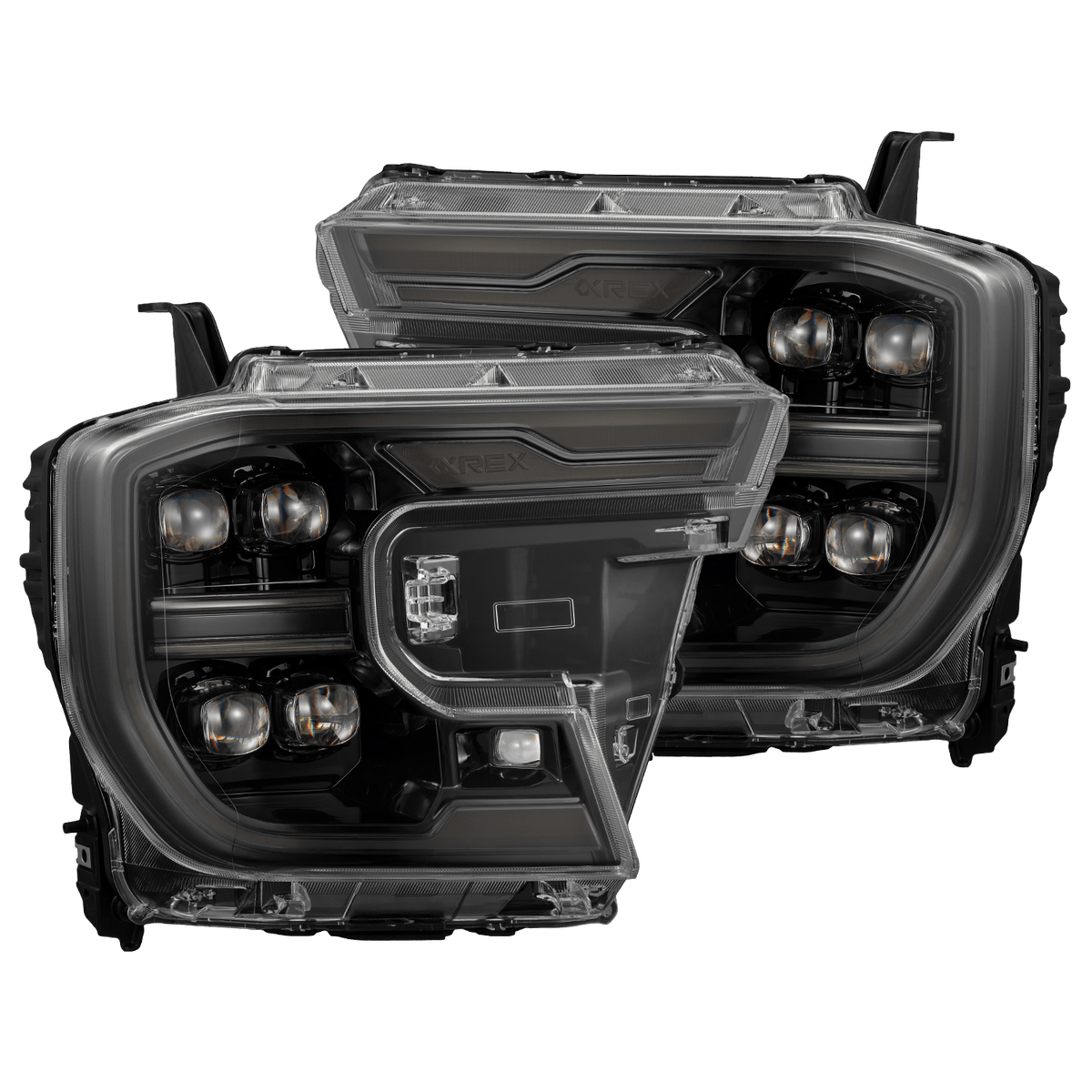 24-26 Ford Ranger / Ranger Raptor NOVA-Series LED Projector Headlights Alpha-Black | AlphaRex