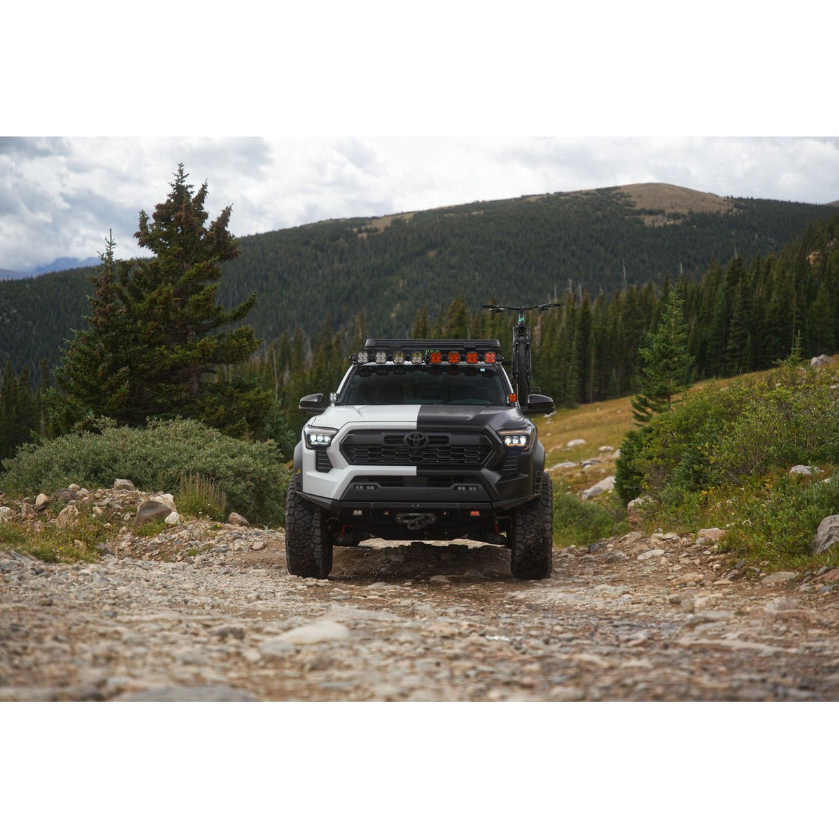 24-up Toyota Tacoma NOVA-Series LED Projector Headlights Alpha-Black | AlphaRex