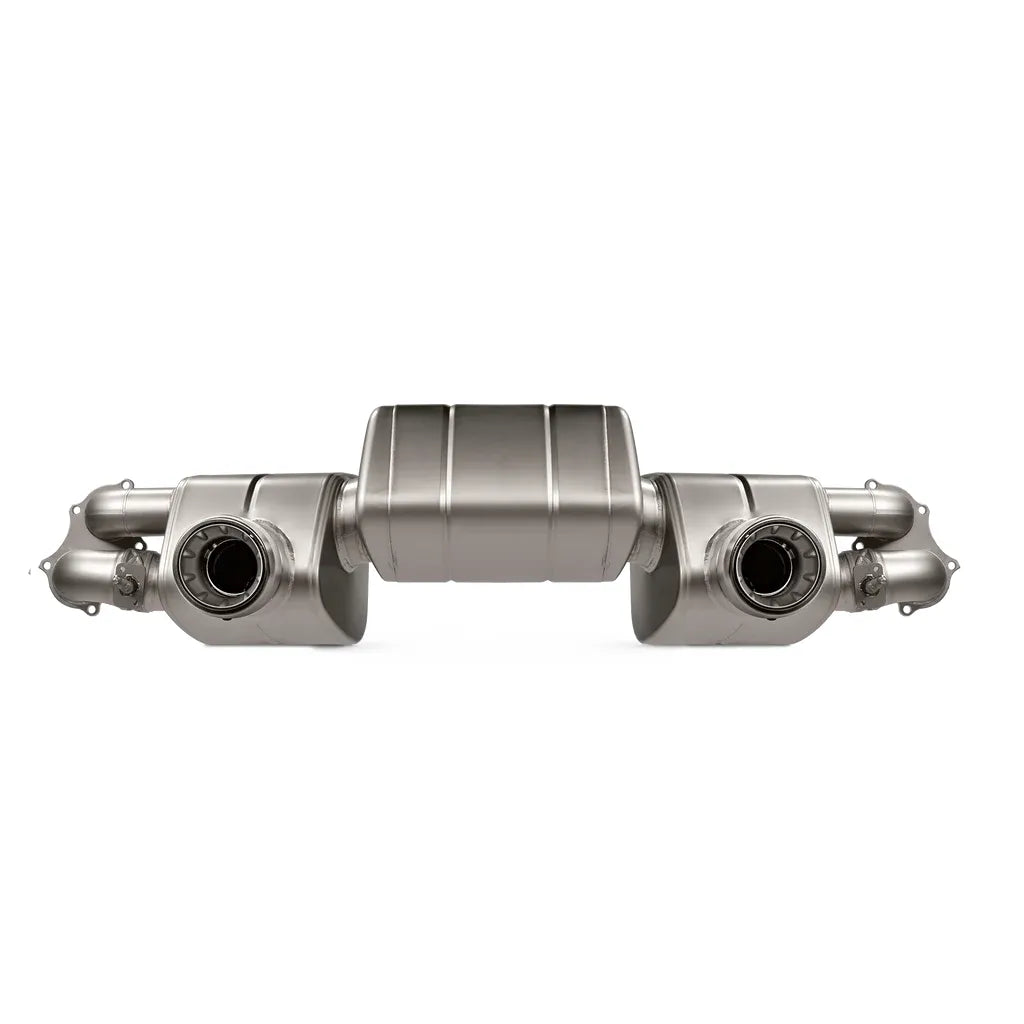Akrapovic 2020+ Porsche Cayman GT4 (718) Slip-On Line (Option 2) w/Black Coated Titanium Tips