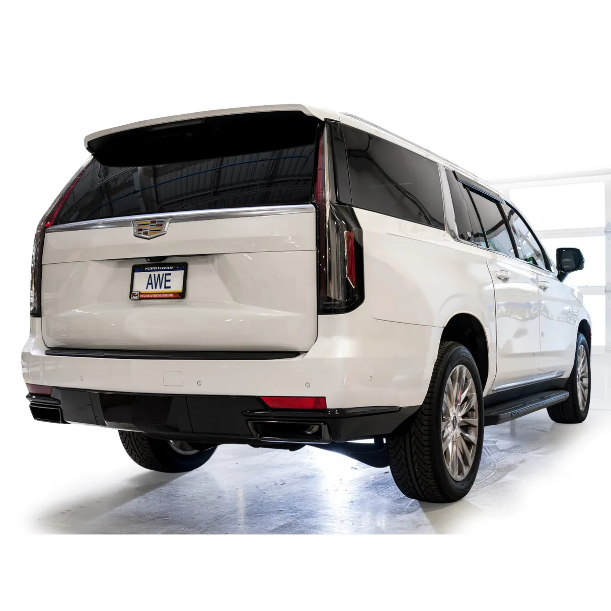 AWE Tuning 2021+ Cadillac Escalade 6.2L 0FG Dual Exit Exhaust System (Reuses OE Tips)