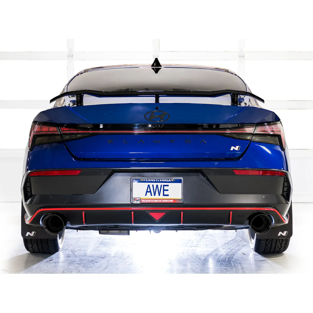 AWE 2022-2026 Hyundai Elantra N Track Edition Cat-Back Exhaust - Diamond Black Tips