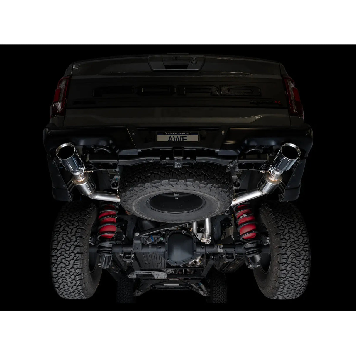 AWE Gen 3 Raptor R SwitchPath Exhaust - Chrome Silver Tips