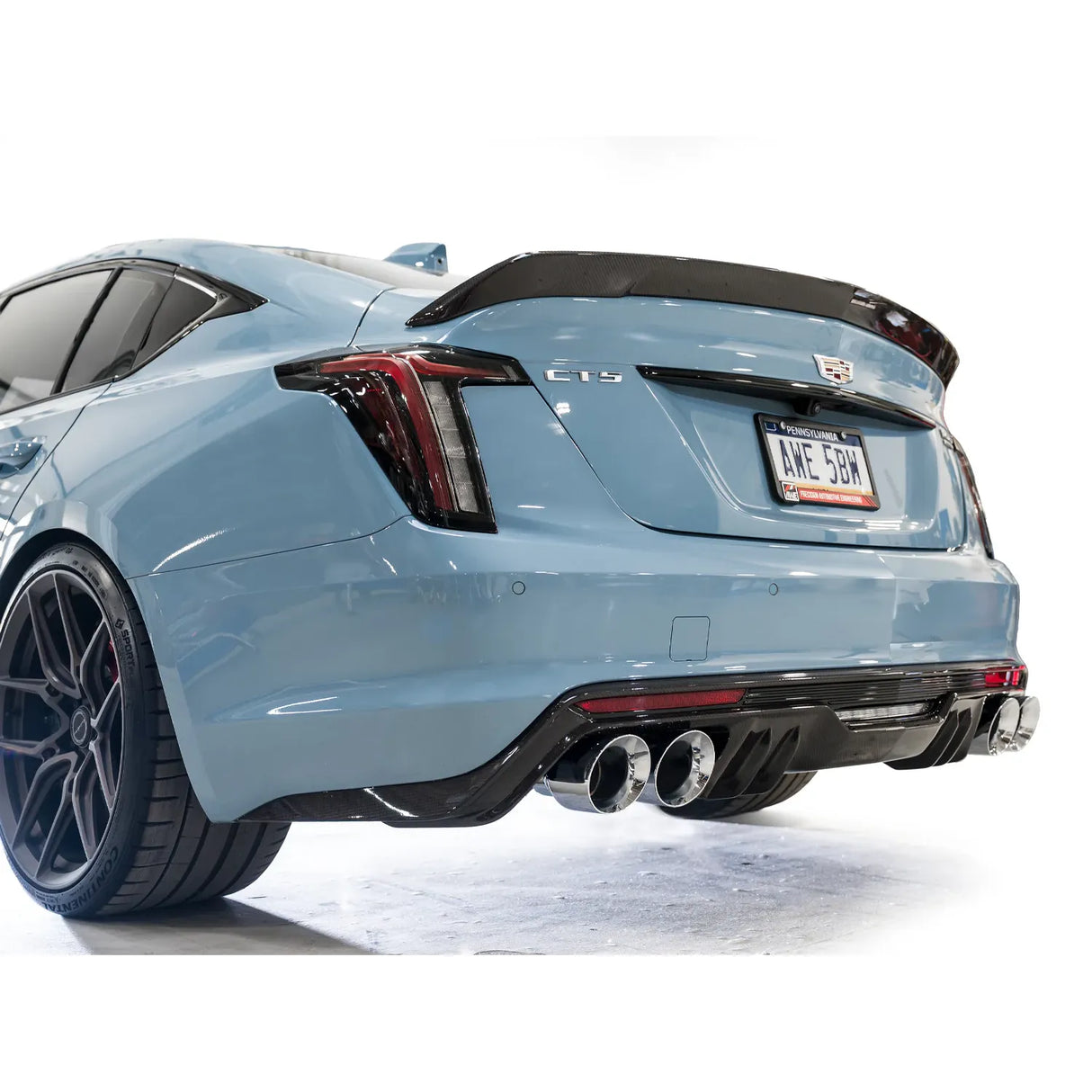 AWE 2022-2026 Cadillac CT5-V Blackwing SwitchPath Exhaust - Chrome Silver Tips
