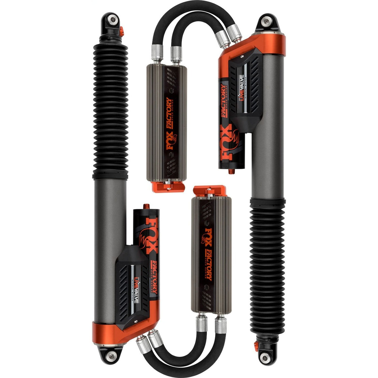 Fox Ford Raptor 3.0 Factory Series 12.3in External QAB P/B External Cooler Shock Set