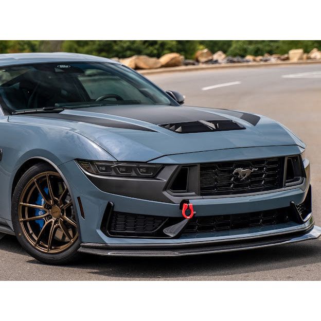 2024+ Ford Mustang Dark Horse Factory Carbon Fiber Front Bumper Lip Splitter