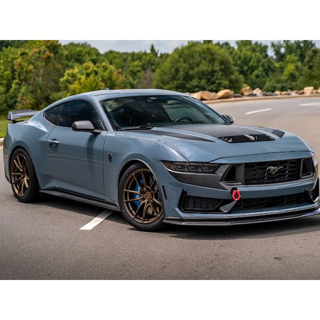 2024+ Ford Mustang Dark Horse Factory Carbon Fiber Front Bumper Lip Splitter