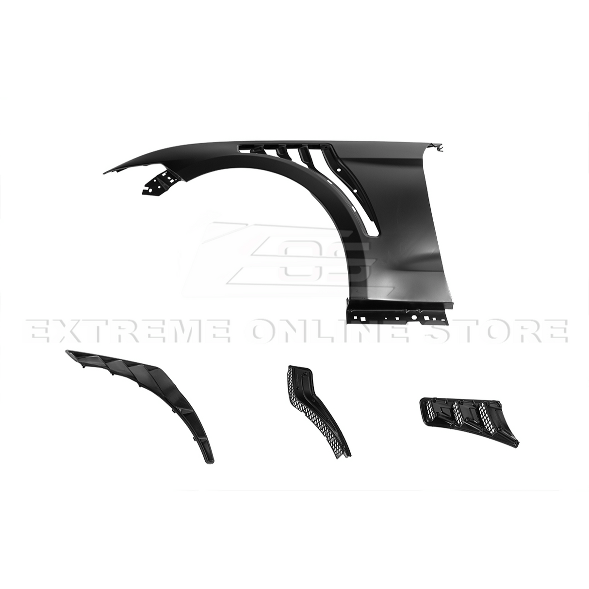 2015-17 Mustang S550 GTD Style Front Vented Fenders