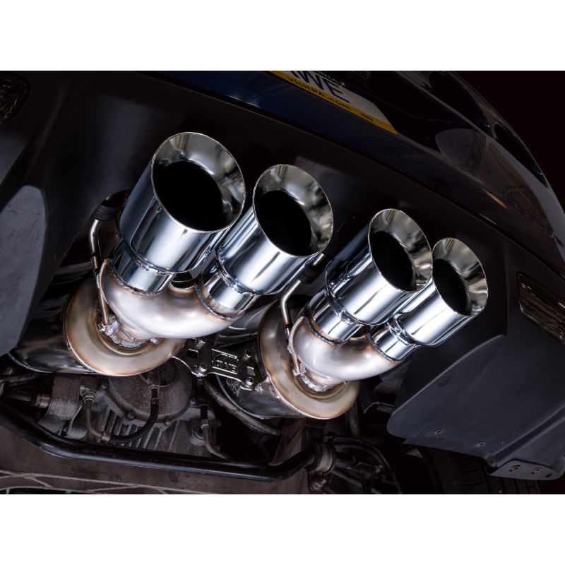 AWE Tuning C6 Chevrolet Corvette Z06/ZR1 Touring Edition Axle-back Exhaust w/ Chrome Silver Tips