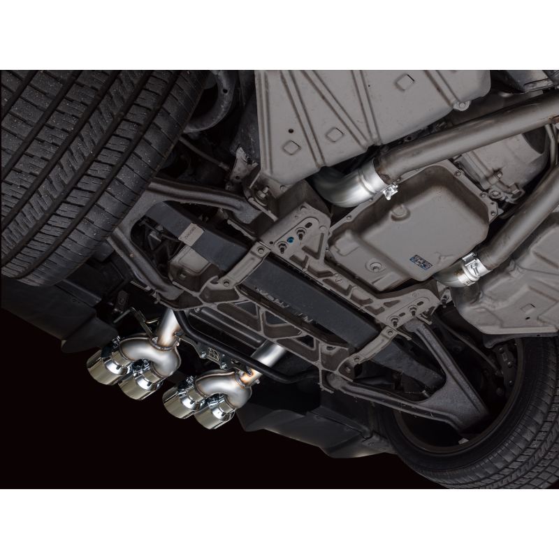 AWE Tuning 05-07 C6 Chevrolet Corvette 6.0L Track Edition Axleback Exhaust w/ Chrome Silver Tips