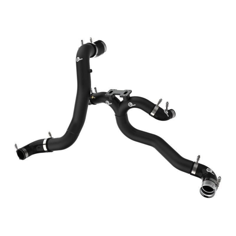 AFE 2018-2023 Kia Stinger V6-3.3L BladeRunner Alum Hot/Cold Charge Pipe Kit Black