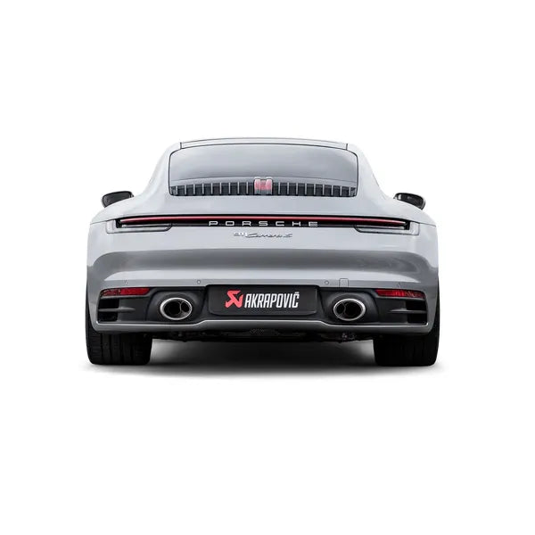 Akrapovic 2019+ Porsche 911 Carrera (992 w/Sport Exhaust) w/OPF/GPF Slip-On Line (Titanium)