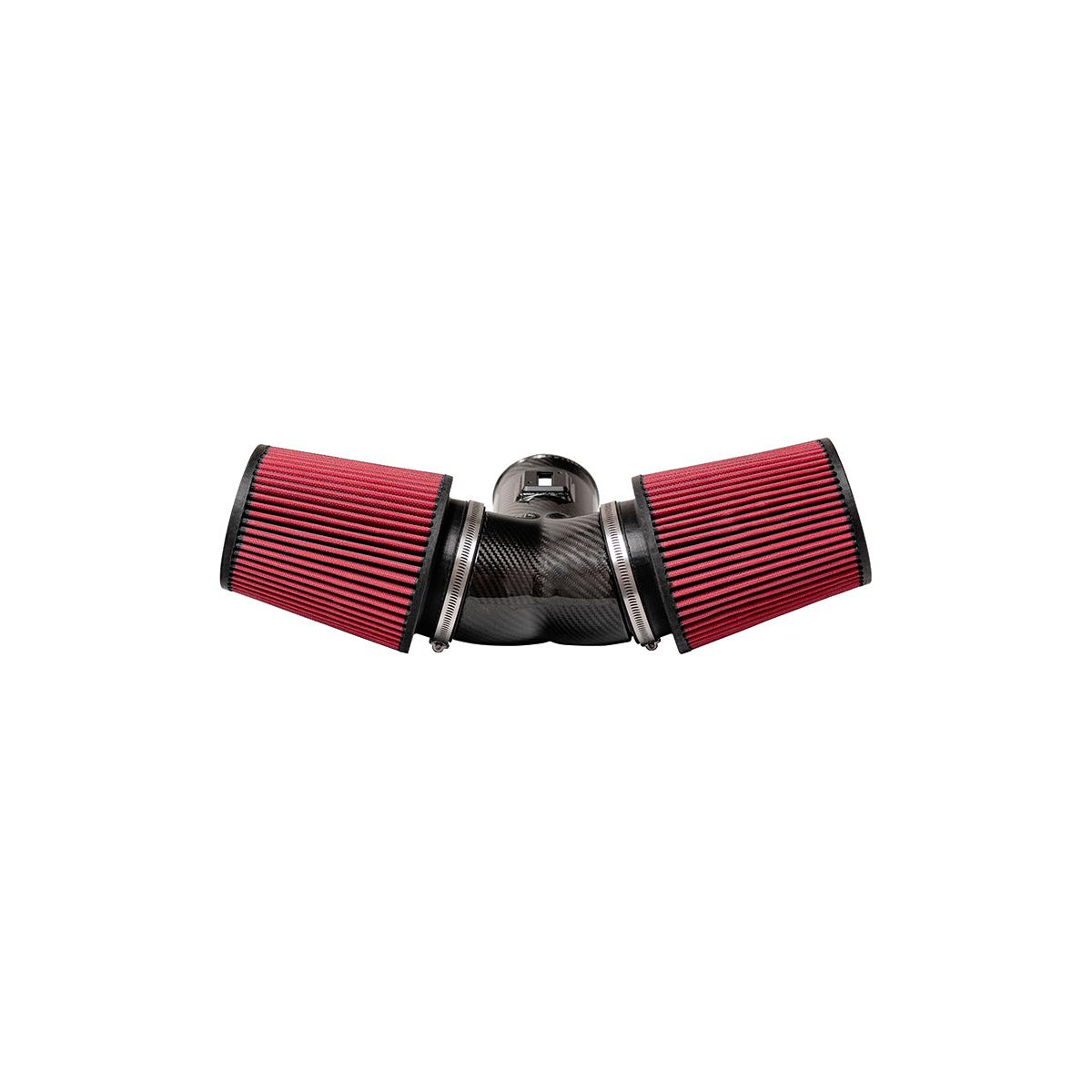 CORSA Performance C8 Carbon Fiber Air Intake Dual Filter Air Duct Part# 44003D
