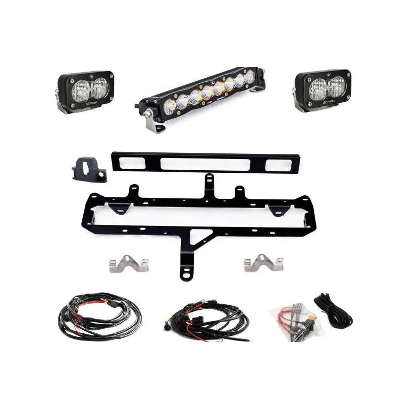 Baja Designs 2024+ Toyota Tacoma S8 Series 10in Grille Conversion Light Kit