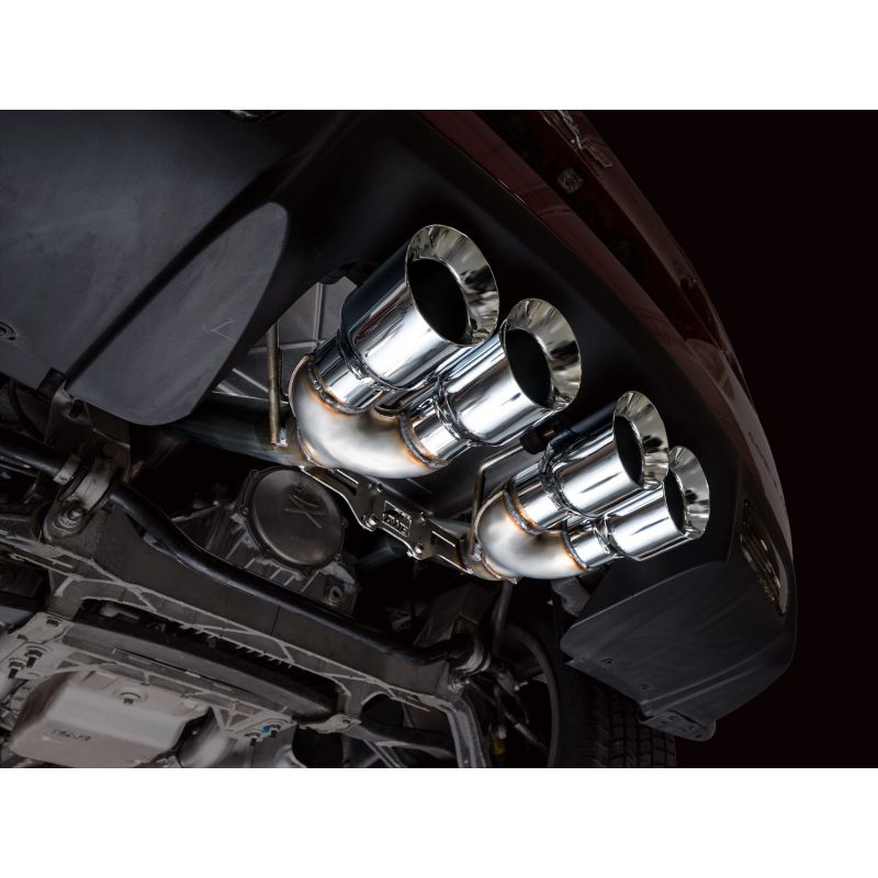 AWE Tuning 05-07 C6 Chevrolet Corvette 6.0L Track Edition Axleback Exhaust w/ Chrome Silver Tips