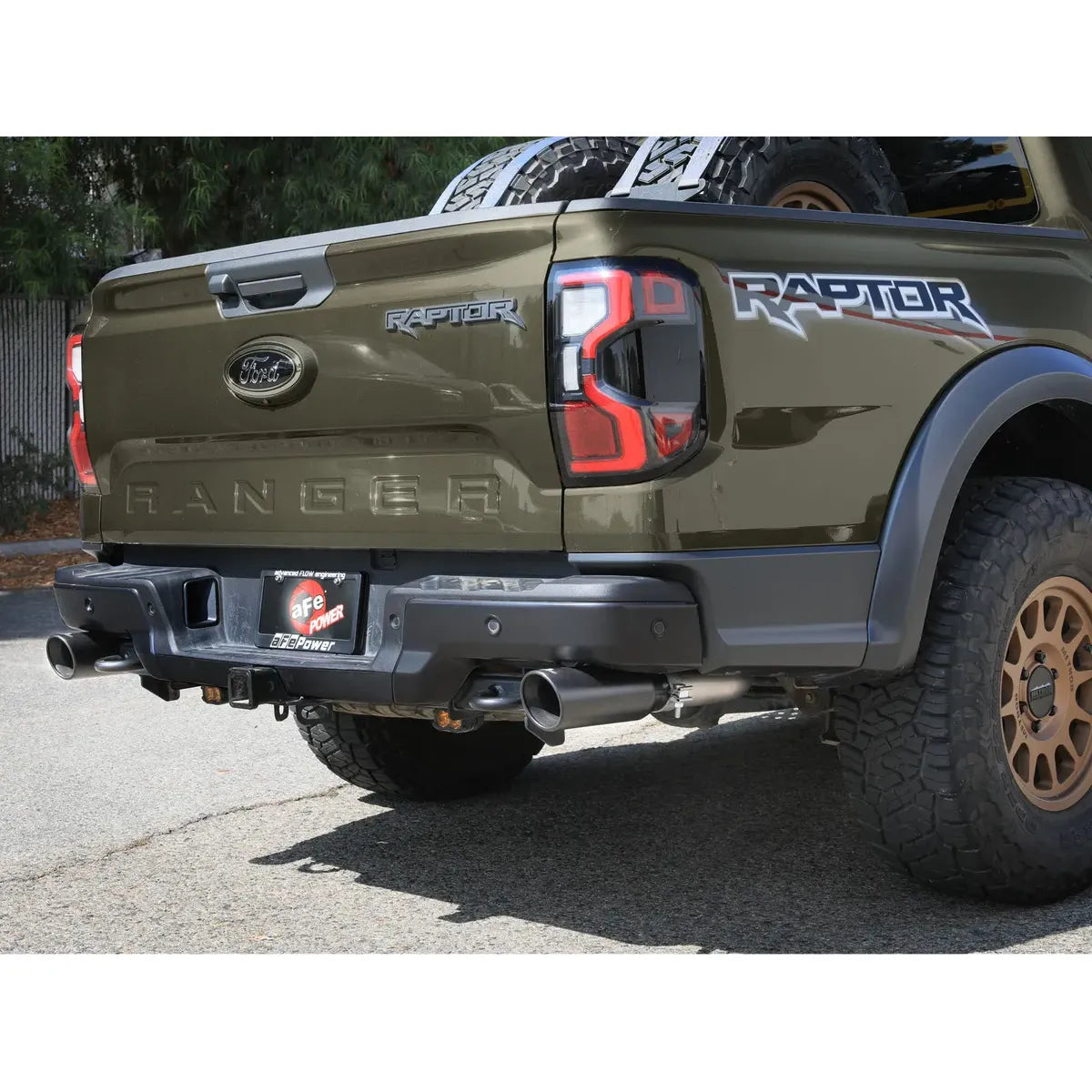 aFe Vulcan Series 3in 304SS Cat-Back Exhaust 2024+ Ford Ranger Raptor V6-3.0L (tt) w/ Black Tips
