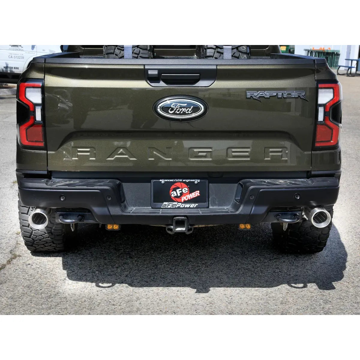 aFe 2024+ Ford Ranger Raptor Vulcan Series 3in 304 SS Cat-Back Exhaust w/ Polished Tips